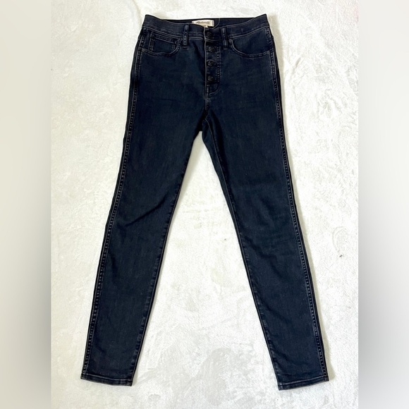 Madewell Black 10" High-Rise Skinny - Size 27 - Picture 2 of 12